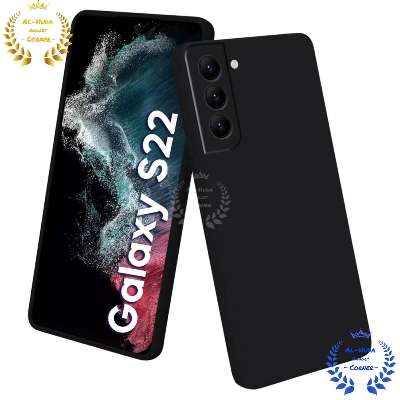 Picture of Shockproof & Transparent Crystal Clear Back Cover Case / Matte Protective Lens Flexible Back Cover for Samsung Galaxy S22 5G | Slim Silicone Cover with Soft Lining Shockproof Full Body Bumper Case