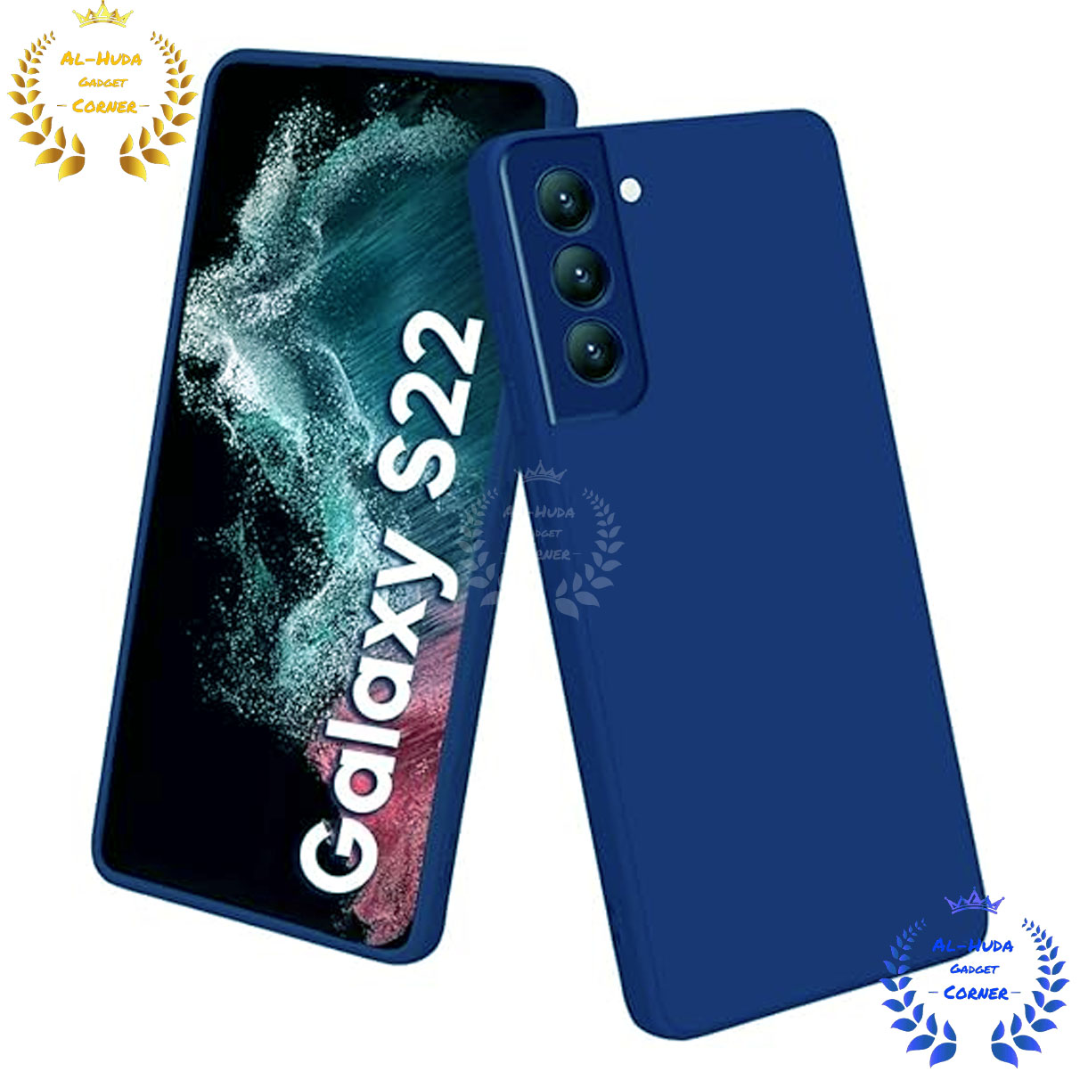 Picture of Shockproof & Transparent Crystal Clear Back Cover Case / Matte Protective Lens Flexible Back Cover for Samsung Galaxy S22 5G | Slim Silicone Cover with Soft Lining Shockproof Full Body Bumper Case