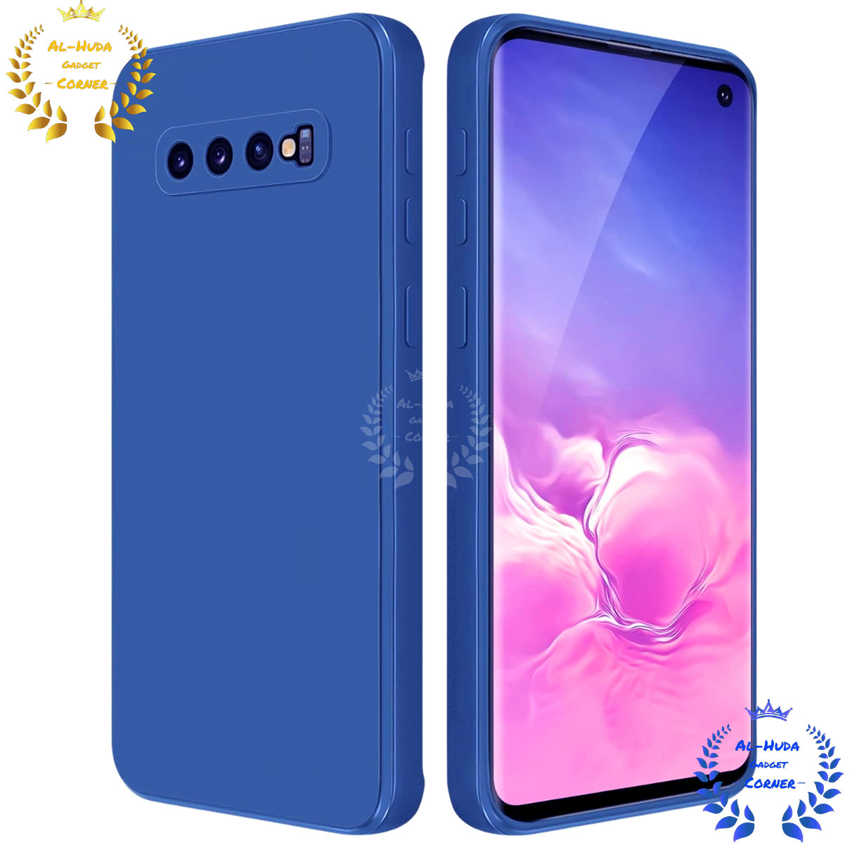 Picture of Shockproof & Transparent Crystal Clear Back Cover Case / Matte Protective Lens Flexible Back Cover for Samsung Galaxy S10 4g | Slim Silicone Cover with Soft Lining Shockproof Full Body Bumper Case