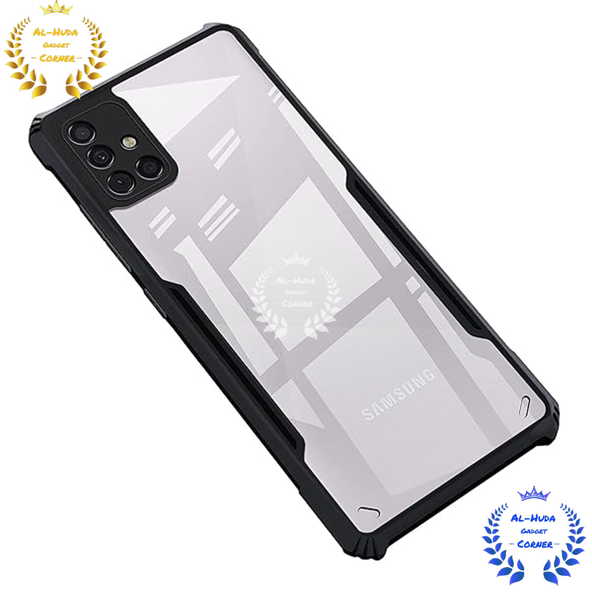 Picture of Shockproof & Transparent Crystal Clear Back Cover Case / Matte Protective Lens Flexible Back Cover for Samsung Galaxy A51 4G / Samsung Galaxy A51 5G | Slim Silicone Cover with Soft Lining Shockproof Full Body Bumper Case