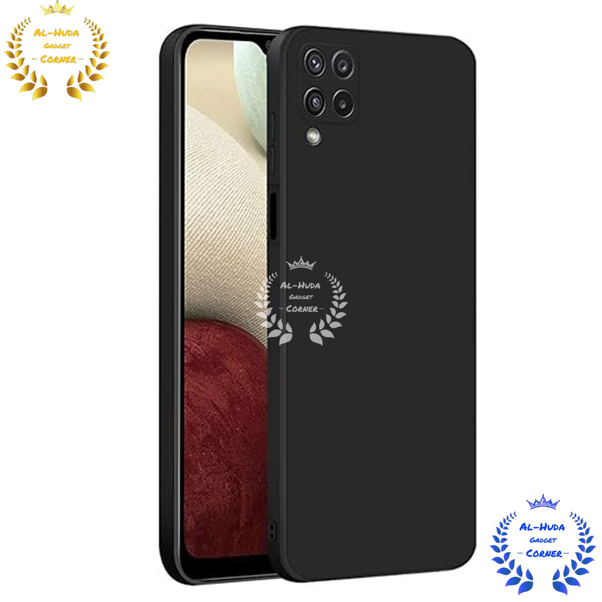 Picture of Shockproof & Transparent Crystal Clear Back Cover Case / Matte Protective Lens Flexible Back Cover for Samsung Galaxy M12 / Samsung Galaxy F12 / Samsung Galaxy A12 | Slim Silicone Cover with Soft Lining Shockproof Full Body Bumper Case