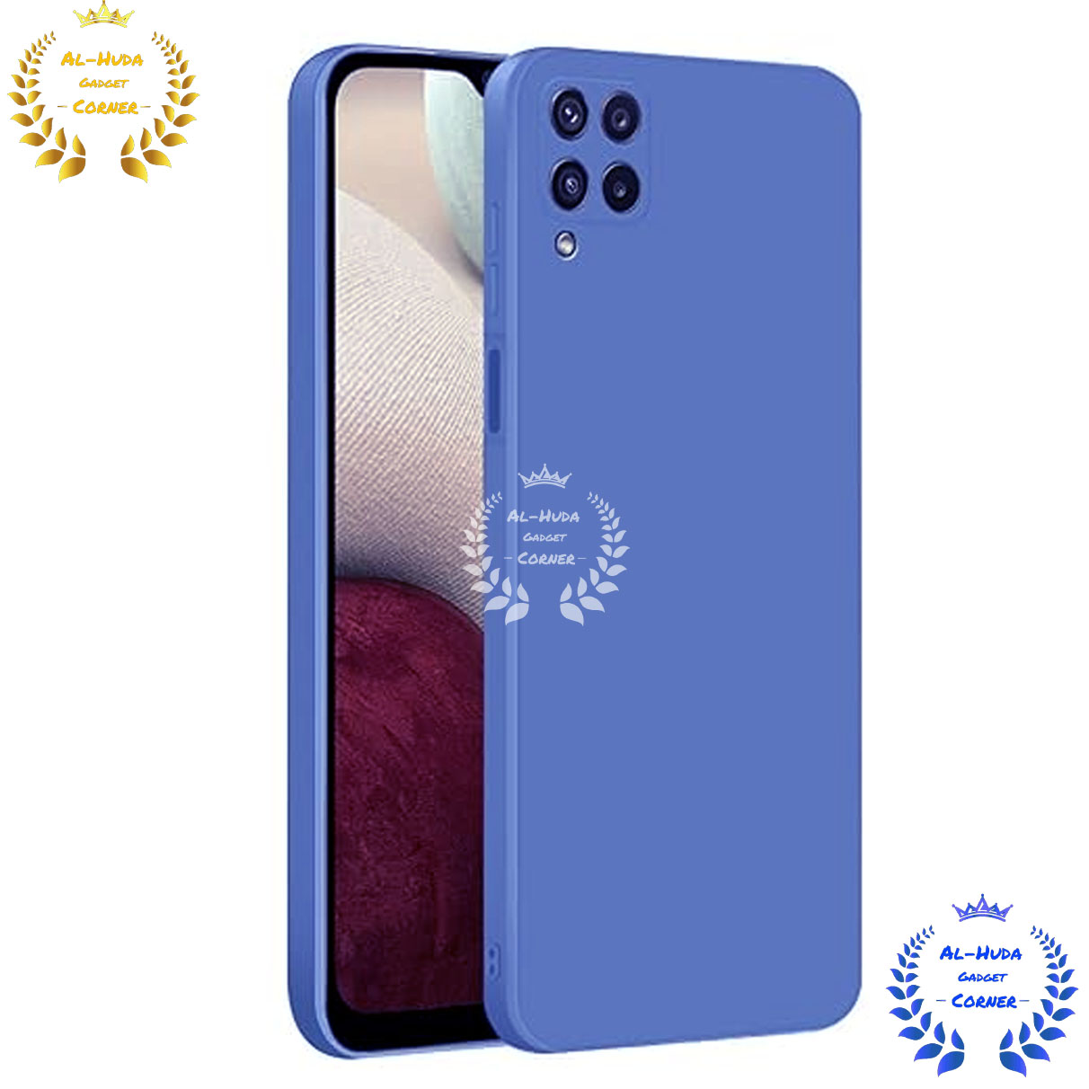Picture of Shockproof & Transparent Crystal Clear Back Cover Case / Matte Protective Lens Flexible Back Cover for Samsung Galaxy M12 / Samsung Galaxy F12 / Samsung Galaxy A12 | Slim Silicone Cover with Soft Lining Shockproof Full Body Bumper Case