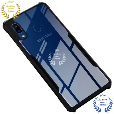 Picture of Shockproof & Transparent Crystal Clear Back Cover Case / Matte Protective Lens Flexible Back Cover for Samsung Galaxy M20 | Slim Silicone Cover with Soft Lining Shockproof Full Body Bumper Case