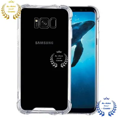 Picture of Shockproof & Transparent Crystal Clear Back Cover Case / Matte Protective Lens Flexible Back Cover for Samsung Galaxy S8 | Slim Silicone Cover with Soft Lining Shockproof Full Body Bumper Case