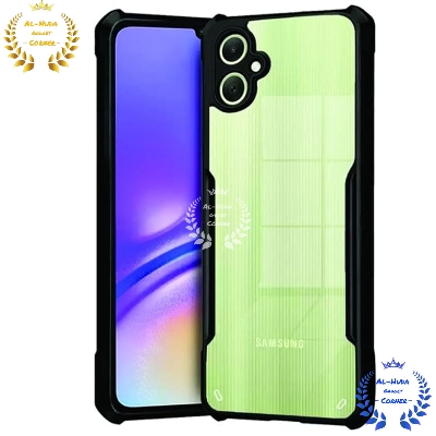 Picture of Shockproof & Transparent Crystal Clear Back Cover Case / Matte Protective Lens Flexible Back Cover for Samsung Galaxy A05 / Samsung Galaxy F05 / Samsung Galaxy M05 4G | Slim Silicone Cover with Soft Lining Shockproof Full Body Bumper Case