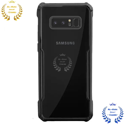 Picture of Shockproof & Transparent Crystal Clear Back Cover Case / Matte Protective Lens Flexible Back Cover for Samsung Galaxy Note 8 | Slim Silicone Cover with Soft Lining Shockproof Full Body Bumper Case