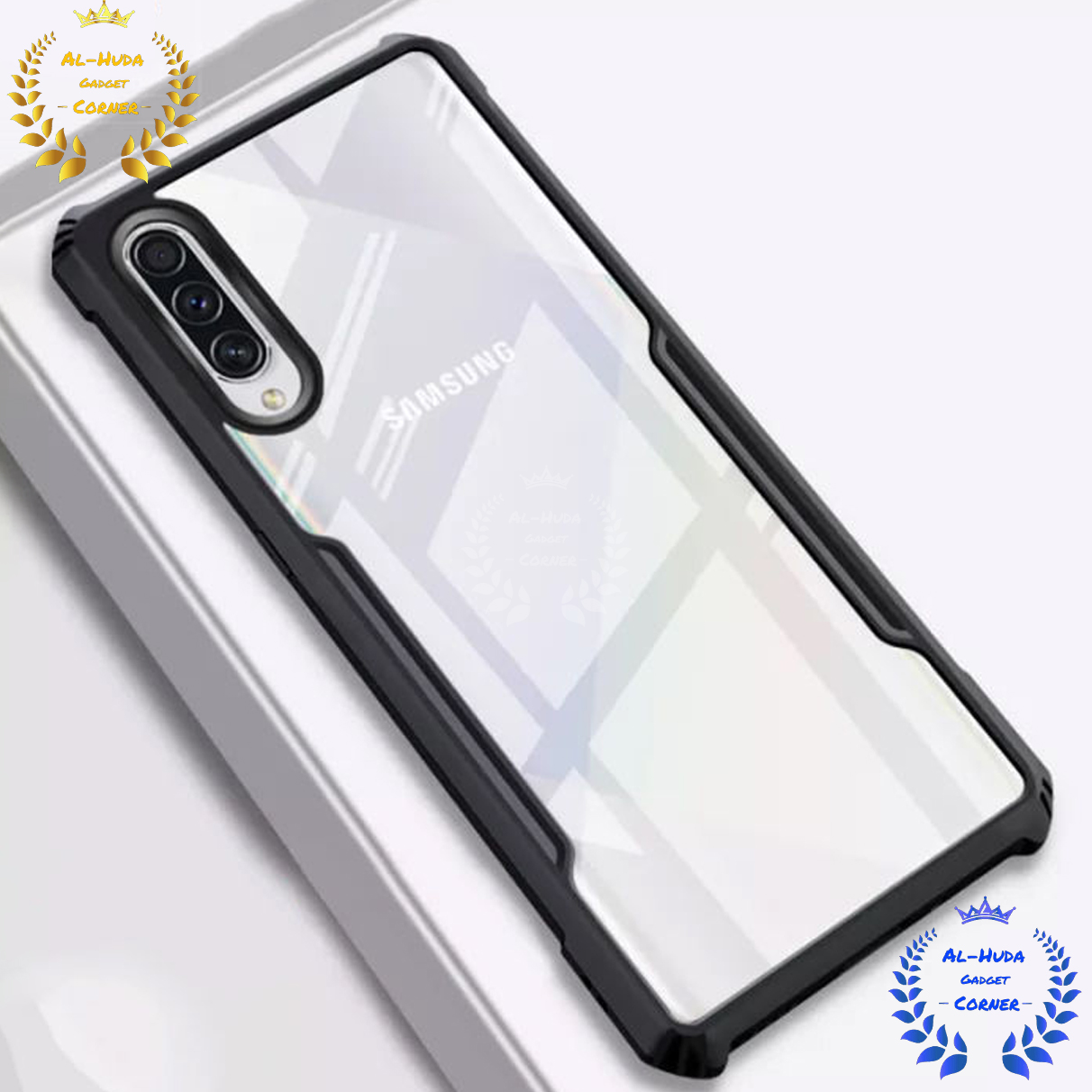 Picture of Shockproof & Transparent Crystal Clear Back Cover Case / Matte Protective Lens Flexible Back Cover for Samsung Galaxy A7 2018 | Slim Silicone Cover with Soft Lining Shockproof Full Body Bumper Case