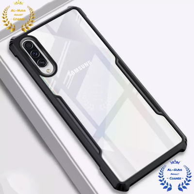 Picture of Shockproof & Transparent Crystal Clear Back Cover Case / Matte Protective Lens Flexible Back Cover for Samsung Galaxy A7 2018 | Slim Silicone Cover with Soft Lining Shockproof Full Body Bumper Case
