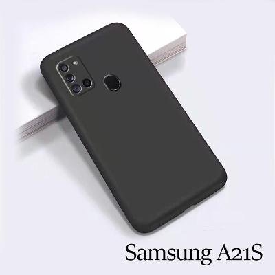 Picture of For Samsung Galaxy A21s Luxury Soft Premium Silicone Shockproof Camera Bumper Protective  Silicon Back Cover