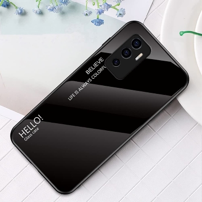 Picture of For VIVO V23e Back Cover Full Protection Tempered Glass Cases for VIVO V23e Glass Cover