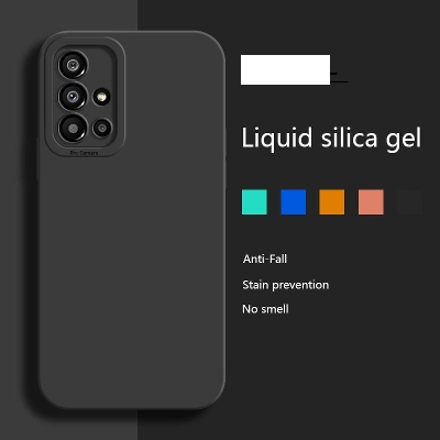Picture of For Samsung Galaxy A71 Casing The New Liquid Silicone Phone Case Camera Lens All-inclusive Shockproof Cover Cases