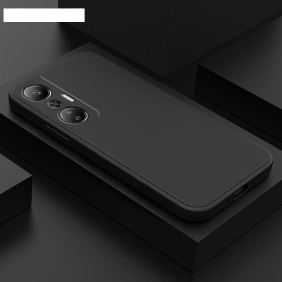 Picture of for Infinix Hot 20S Back Cover Simple Candy Color Square Edge Liquid Silicone Phone Case