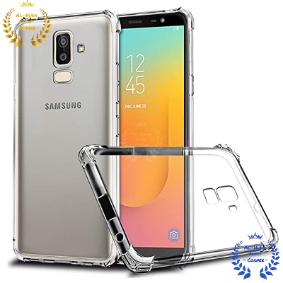 Picture of Shockproof & Transparent Crystal Clear Back Cover Case / Matte Protective Lens Flexible Back Cover for Samsung Galaxy J8 / Samsung Galaxy A6 plus / Samsung Galaxy A6+ | Slim Silicone Cover with Soft Lining Shockproof Full Body Bumper Case