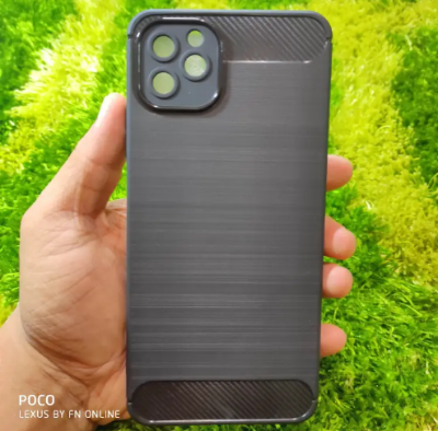 Picture of Walton Primo R10 Back Cover Luxury Carbon Fiber Soft Silicon With Camera Protection Back Case Walton Primo R10 R 10
