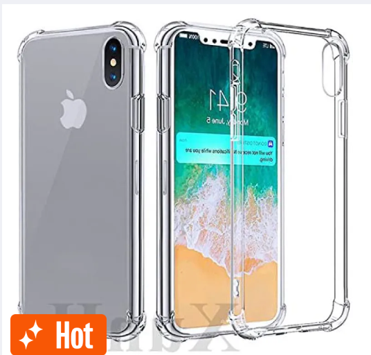 Picture of For iPhone X / XS Soft Silicone Transparent Plating Case - Case / Back Cover
