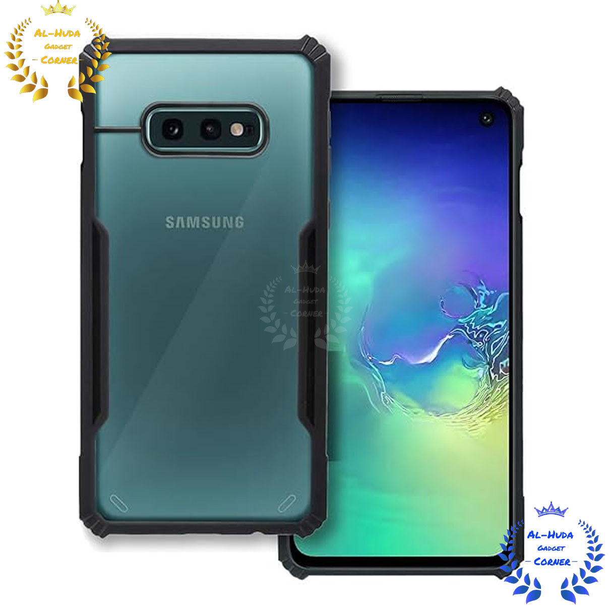 Picture of Shockproof & Transparent Crystal Clear Back Cover Case / Matte Protective Lens Flexible Back Cover for Samsung Galaxy S10E | Slim Silicone Cover with Soft Lining Shockproof Full Body Bumper Case