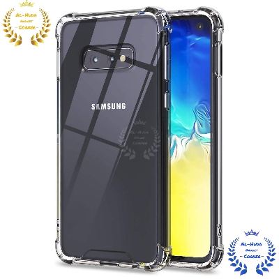 Picture of Shockproof & Transparent Crystal Clear Back Cover Case / Matte Protective Lens Flexible Back Cover for Samsung Galaxy S10E | Slim Silicone Cover with Soft Lining Shockproof Full Body Bumper Case