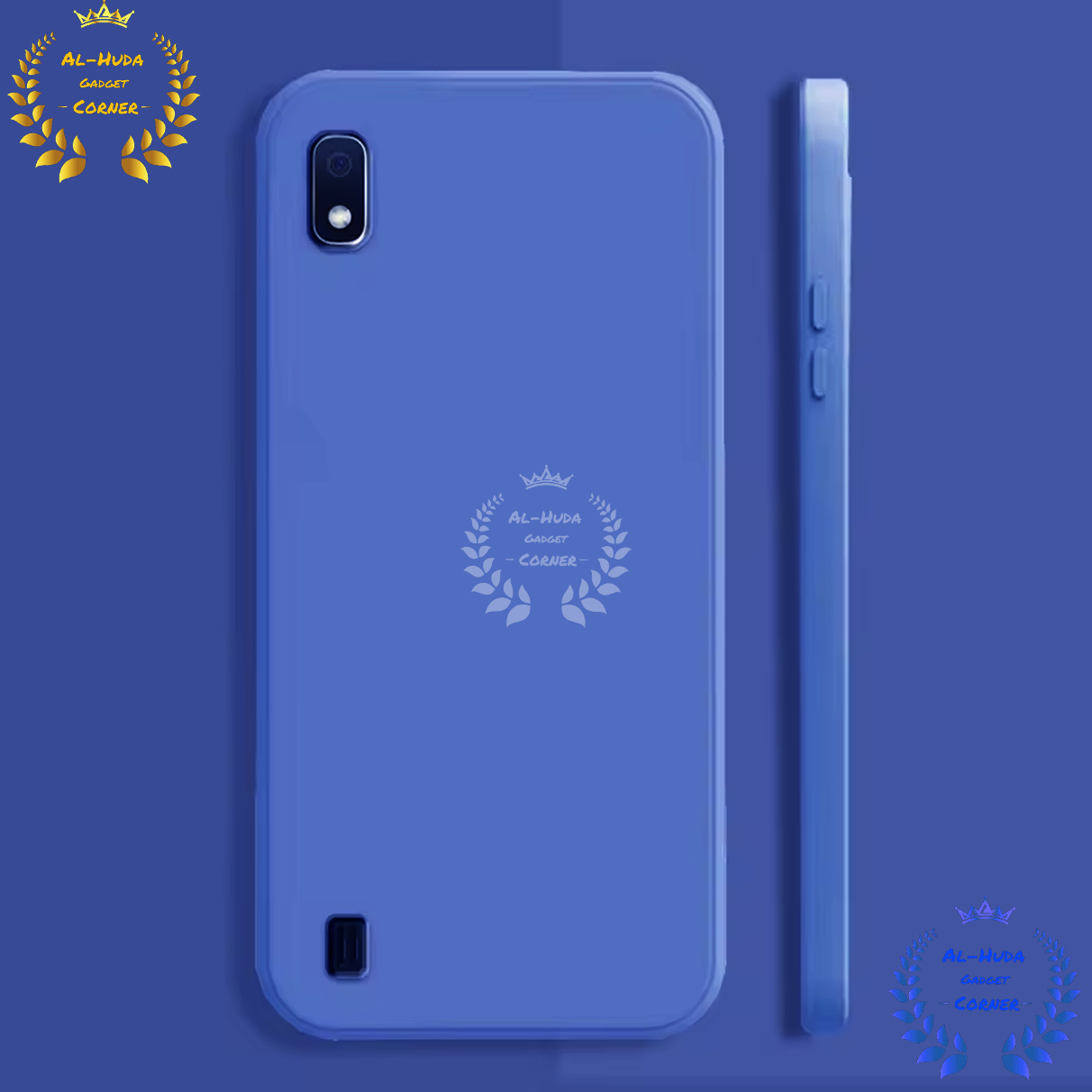 Picture of Shockproof & Transparent Crystal Clear Back Cover Case / Matte Protective Lens Flexible Back Cover for Samsung Galaxy A10 | Slim Silicone Cover with Soft Lining Shockproof Full Body Bumper Case