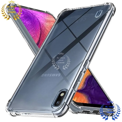 Picture of Shockproof & Transparent Crystal Clear Back Cover Case / Matte Protective Lens Flexible Back Cover for Samsung Galaxy A10 | Slim Silicone Cover with Soft Lining Shockproof Full Body Bumper Case