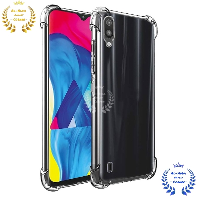 Picture of Shockproof & Transparent Crystal Clear Back Cover Case / Matte Protective Lens Flexible Back Cover for Samsung Galaxy M10 | Slim Silicone Cover with Soft Lining Shockproof Full Body Bumper Case
