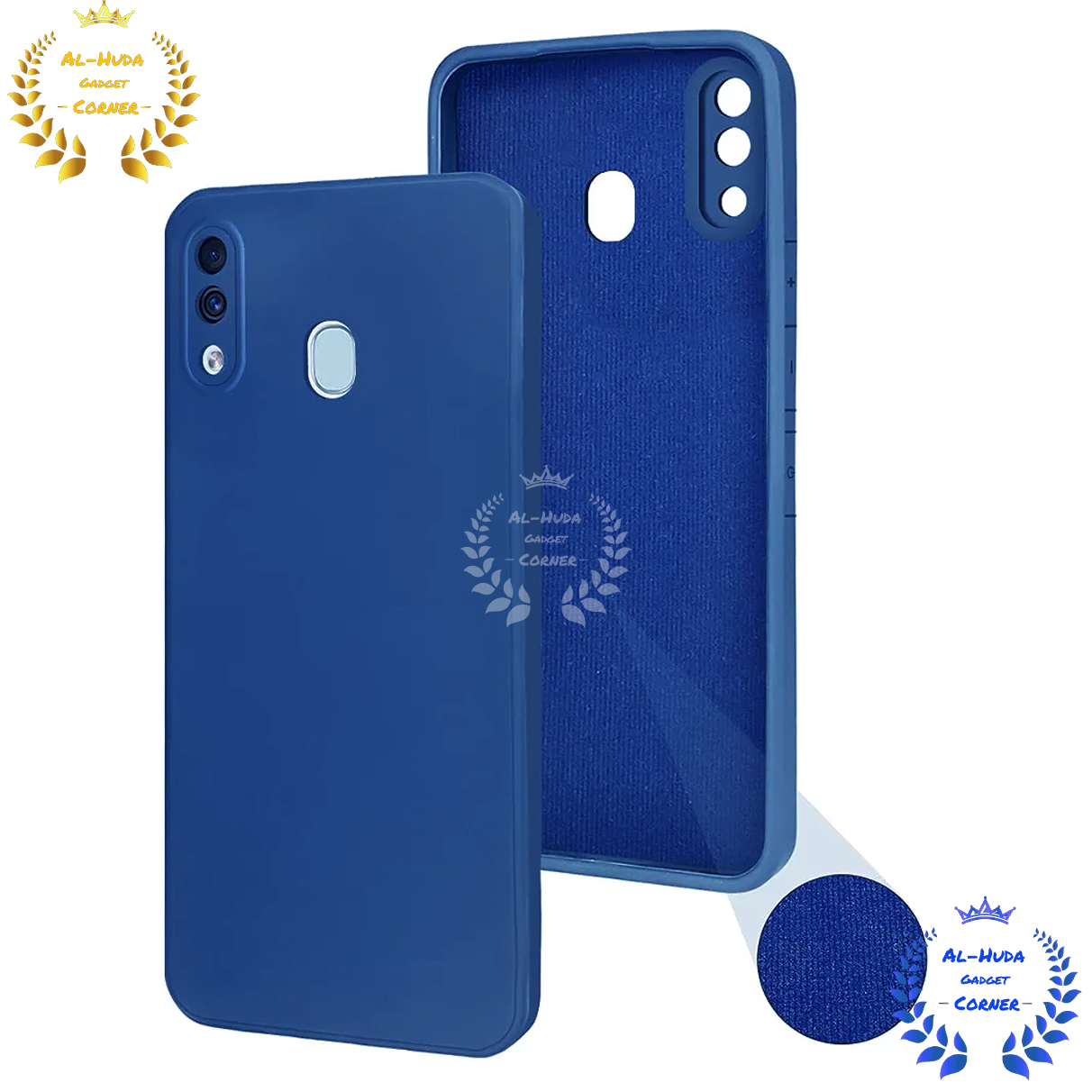 Picture of Shockproof & Transparent Crystal Clear Back Cover Case / Matte Protective Lens Flexible Back Cover for Samsung Galaxy A20 / Samsung Galaxy A30 / Samsung Galaxy M10s | Slim Silicone Cover with Soft Lining Shockproof Full Body Bumper Case