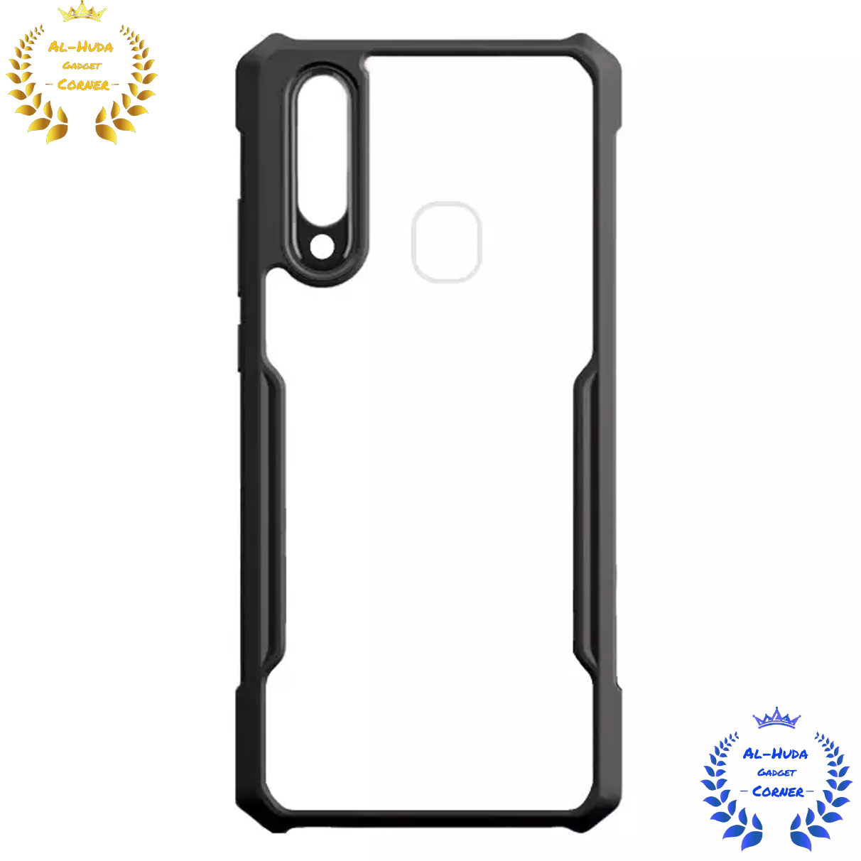 Picture of Shockproof & Transparent Crystal Clear Back Cover Case / Matte Protective Lens Flexible Back Cover for Samsung Galaxy A20 / Samsung Galaxy A30 / Samsung Galaxy M10s | Slim Silicone Cover with Soft Lining Shockproof Full Body Bumper Case