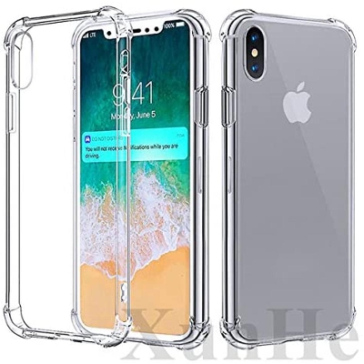 Picture of For iPhone X / XS Soft Silicone Transparent Plating Case - Case / Back Cover