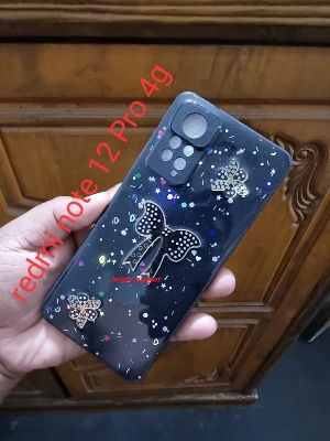 Picture of for Xiaomi Redmi Note 12 Pro 4G Case Women Girls Astronaut Pattern Design Ultra Thin Transparent Protective Case
