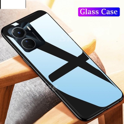 Picture of VIVO Y16 Back Cover Full Protection Tempered Glass Casing Cover for VIVO Y16 Cover Cases