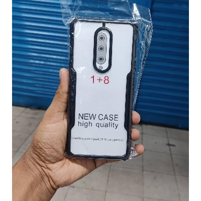 Picture of for one plus 8 Transparent Silica Gel Matte Shockproof Airbag Bumper Camera Lens Protection Thin Cover Phone Casing - Phone - Camera