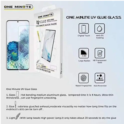 Picture of For Huawei Nova 9 Transparent UV Light Adhesive Tempered Glass Screen Protector