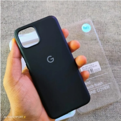 Picture of for Google Pixel 4 Shockproof Anti-Slip Soft TPU Sandstone Matte Back Case Cover