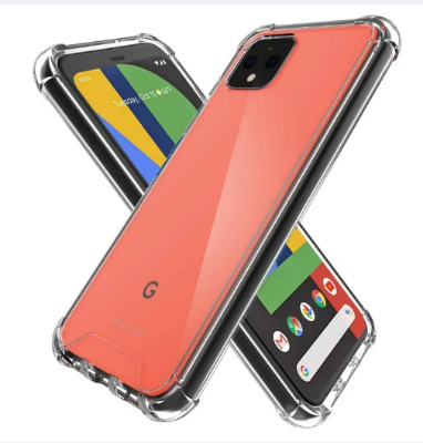 Picture of Google Pixel 4 Premium Silicone Case Crystal Clear Soft TPU Ultra-Thin Transparent Flexible Protective Mobile Phone Back Cover