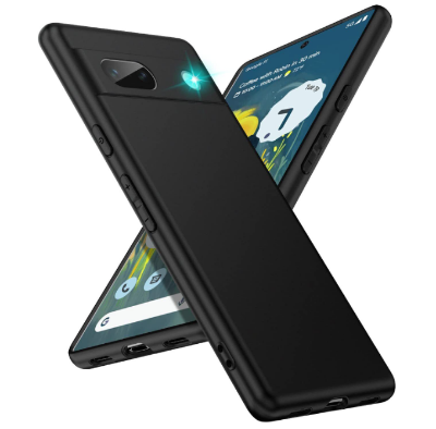 Picture of For Google Pixel 7A Luxury Silicon Protect Back Cover Soft Case - Camera