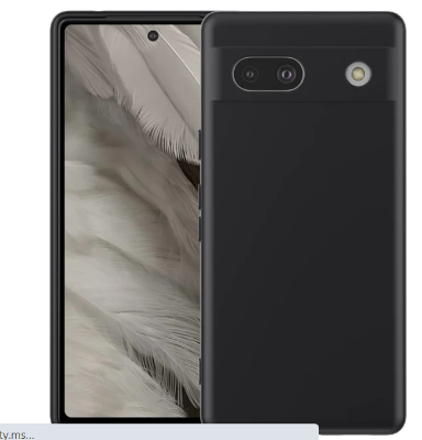 Picture of For Google Pixel 7A Luxury Silicon Protect Back Cover Soft Case - Camera