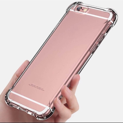 Picture of For Apple iPhone 6 / 6s Premium Silicone Case Crystal Clear Soft TPU Ultra-Thin Transparent Flexible Protective Mobile Phone Back Cover