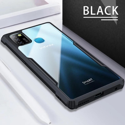 Picture of For Infinix Smart 5 Hard Case Transparent Silica Gel Matte Shockproof Slim Thin Cover Phone Casing