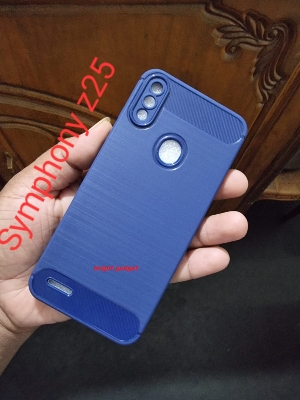 Picture of For Symphony Z25 New Generation Spigen  Silicone Fit Designed Soft Gel Rubber Shockproof Back Case Phone Back Cover