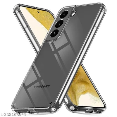Picture of For Samsung Galaxy S22 PLUS Premium Silicone Case Crystal Clear Soft TPU Ultra-Thin Transparent Flexible Protective Mobile Phone Back Cover