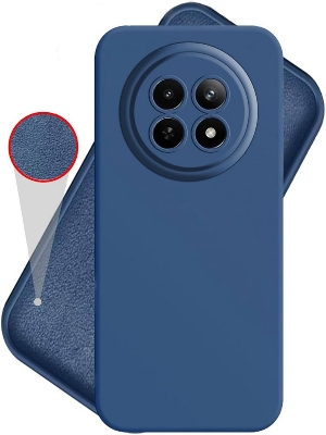 Picture of For Realme 12 5g Liquid Silicone Macaron Candy Color TPU Falling and shockproof Soft Phone Case Shell Protector Back Cover