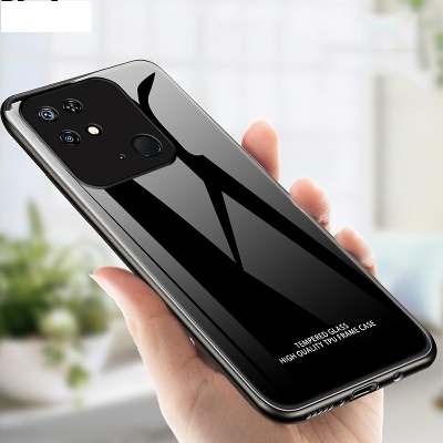 Picture of For Redmi 10C Back Cover Full Glass Cases For Redmi 10C Glass Cover - Camera