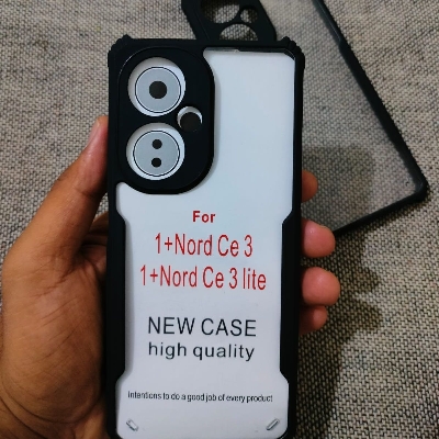 Picture of Oneplus Nord Ce 3 Lite 5G / Oneplus Nord Ce 3 5G Back Cover ShockProof Airbinger Longlasting Clear Transparent Hard Case