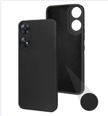 Picture of For Oppo A58 5G / oppo A78 5G Liquit Silicone Cases Shockproof Anti-Slip Soft Tpu Sandstone Matte Back Case Cover -