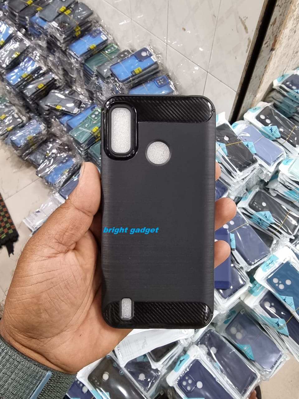 Picture of For Symphony Atom  Heavy Strong Liquid Silicone Soft Gel Rubber Shockproof Cover Case For Symphony Atom  Back Cover