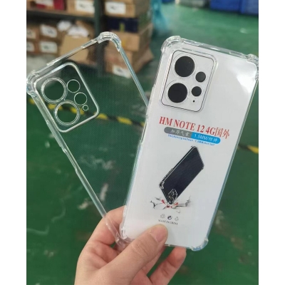 Picture of Xiaomi Redmi Note 12 4G Back Cover Soft Transparent Tpu Back Case Water Crystal Clear With Camera Bump Protection Case Xiaomi Redmi Note 12 4G Silicon Tpu Case