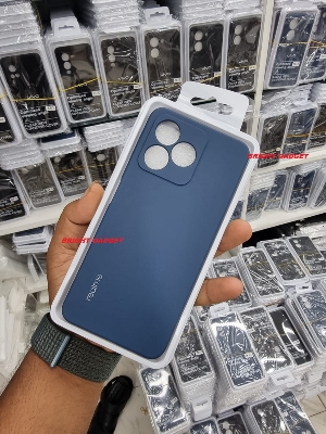 Picture of For Realme C53 / Realme Narzo N53 New Generation Luxury Liquid Silicone Designed Soft Gel Rubber Back Case