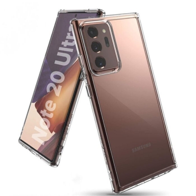Picture of Samsung Galaxy Note 20 ultra 5G Comfortable Clear Transparent Soft TPU Back Case Cover