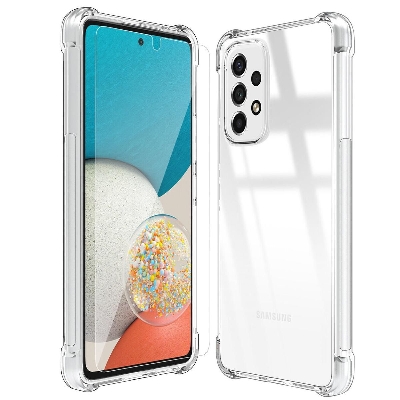 Picture of Samsung Galaxy A73 Premium Silicone Case Crystal Clear Soft -Thin Protective Mobile Phone Back Cover