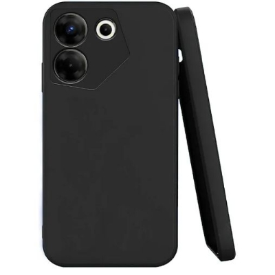 Picture of For Tecno Camon 20 Pro Spigen Silicone Fit Designed Soft Gel Rubber Shockproof Back Case Phone Back Cover