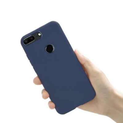 Picture of For Huawei Honor 9 Lite Heavy Strong Liquid Silicone Soft Gel Rubber Shockproof Back Cover - Camera - Phone Back Cover